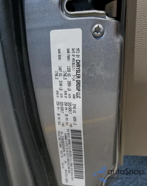 2014 Dodge Grand Caravan Se z USA, uszkodzony, nr VIN 2C4RDGBG5ER459794